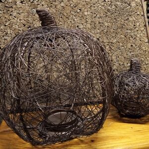Copper Wire Pumpkins from India